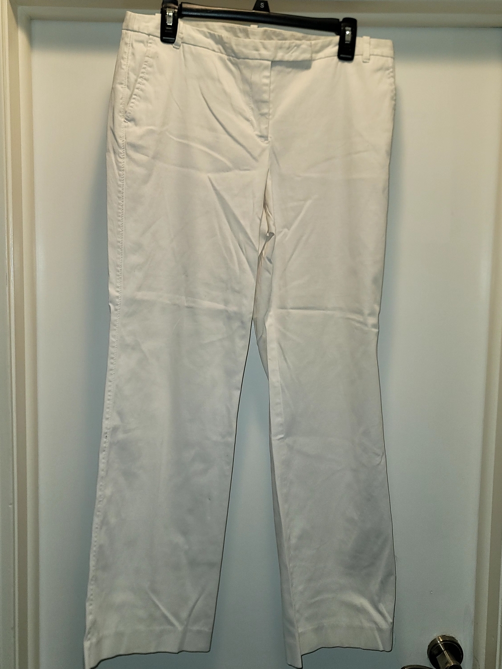 Ann Taylor Marisa Loft Women's White Pants 10